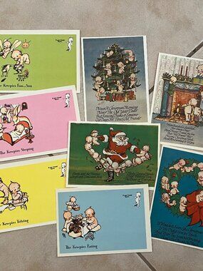 54 postcards rose o neill kewpie kards everyday and christmas